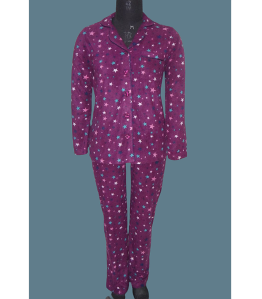 NOTCH COLLAR PAJAMA SET Bergmann
